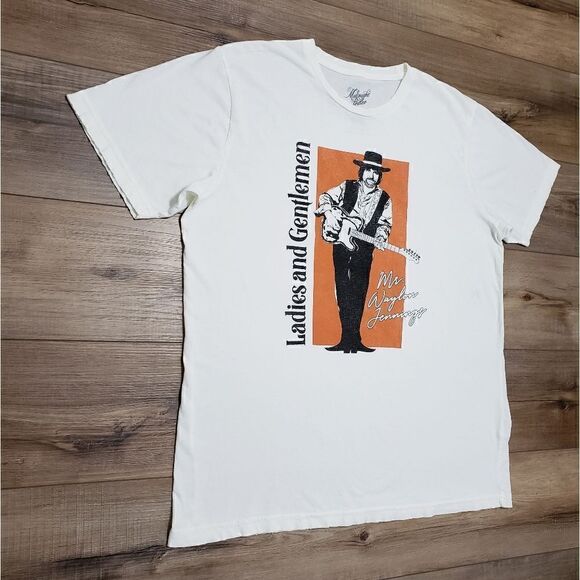 NWOT Midnight Rider Ladies & Gentlemen Waylon Jennings Unisex Tee Sz Extra Large - Picture 12 of 15